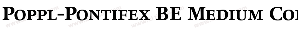 Poppl-Pontifex BE Medium Condensed字体转换